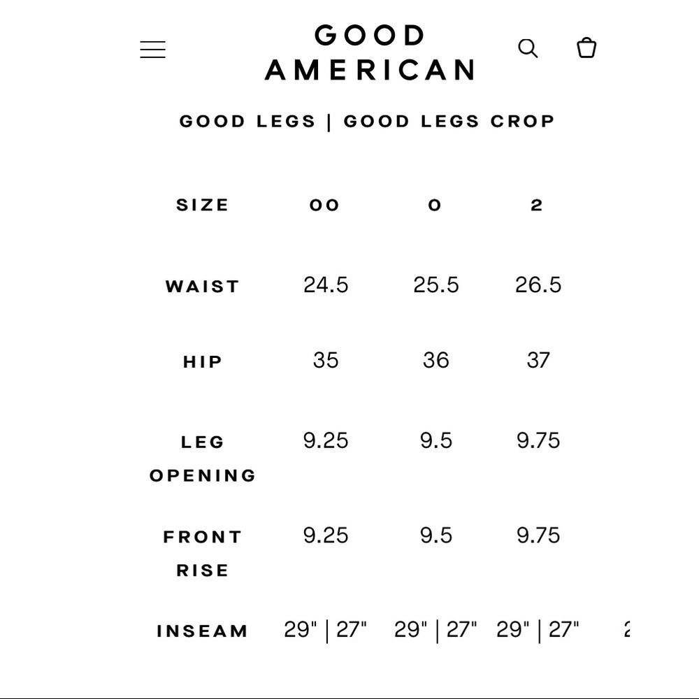 Good American Good Legs Crop Foil001 Leopard Size 25 - Picture 12 of 12